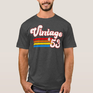T-shirt Vintage 1953 Birthday Shirt Retro 53 Birthday Shir