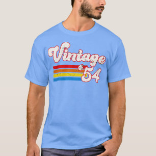 T-shirt Vintage 1954 Birthday Shirt Retro 54 Birthday Shir