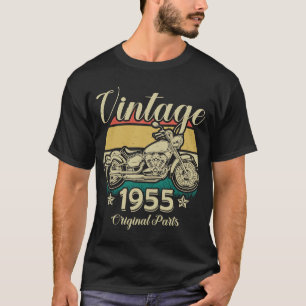 T-shirt Vintage 1955 Pièces Original Motorcycle Rider