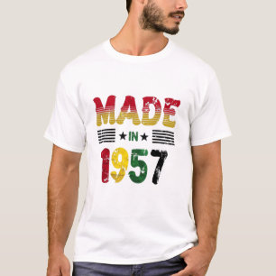 T-shirt Vintage 1957 Ghana Tee : Retro Pride