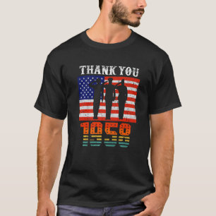 T-shirt Vintage 1958 Drapeau de 64 ans American 64th Birt