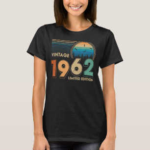 T-shirt Vintage 1962 1962 60e anniversaire 60 ans