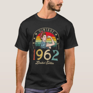 T-shirt Vintage 1962 Édition Limitée 1962 60E Anniversaire