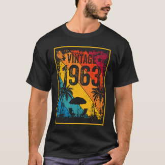 T-shirt Vintage 1963 60 ans 60e anniversaire 1