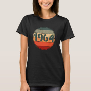 T-shirt Vintage 1964 Anniversaire pour les femmes 1964 Ann