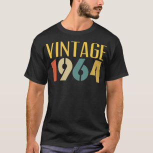 T-shirt Vintage 1964 Cool 60 ans Anniversaire 60e annivers