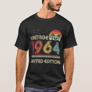 T-shirt Vintage 1964 Limited Edition 60e anniversaire