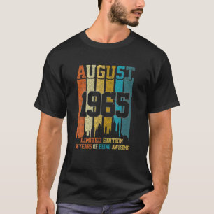 T-shirt Vintage 1965 56 Ans Fabriqué En Août 1965 56E