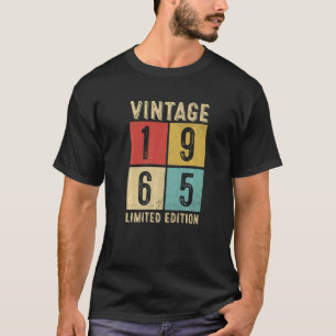 T-shirt Vintage 1965 Fabriqué En 1965 58E Anniversaire