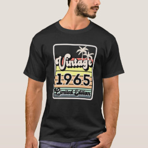 T-shirt Vintage 1965 Limited Edition 57E Anniversaire Don