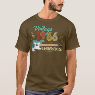 T-shirt Vintage 1966 Cadeaux d'anniversaire, Amateurs de g