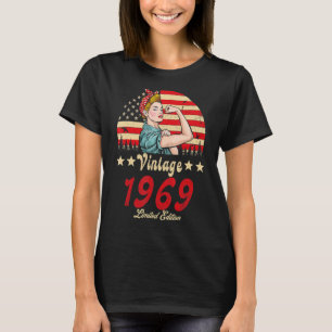 T-shirt Vintage 1969 1969 53ème B Jour 53 Ans