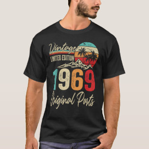 T-shirt Vintage 1969 Parties originales 53e anniversaire