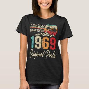 T-shirt Vintage 1969 Parties originales 53e anniversaire