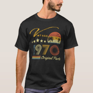 T-shirt Vintage 1970 51e anniversaire 51 ans
