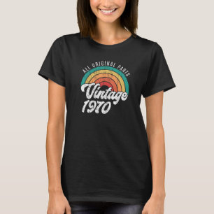 T-shirt Vintage 1970 52e anniversaire Classic Retro 52 ans