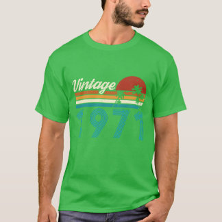 T-shirt Vintage 1971 Vintage Birthday Retro Vintage gift