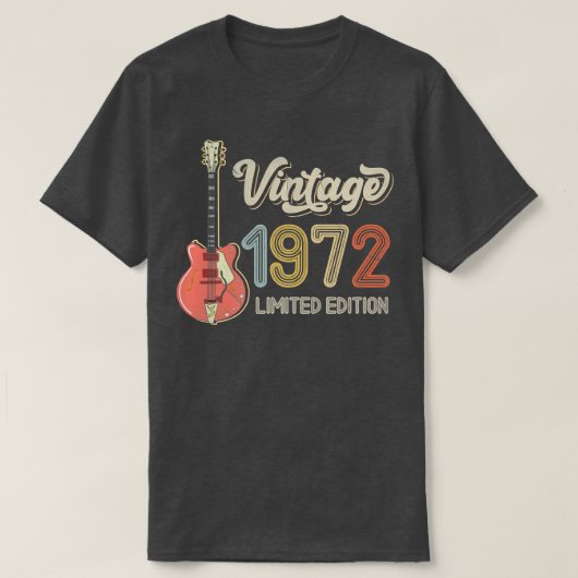 T-shirt Vintage 1972  (Design devant)