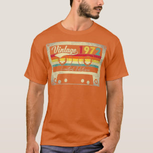 T-shirt Vintage 1972 Retro 50th Birthday Gift Limited Modi