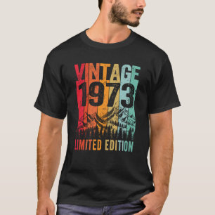 T-shirt Vintage 1973 50 ans 50ème Anniversaire Hommes