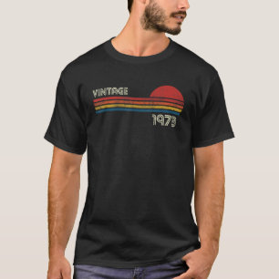 T-shirt Vintage 1973 Frappe thoracique Anniversaire