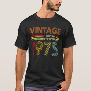 T-shirt Vintage 1975 48e anniversaire