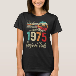 T-shirt Vintage 1975 Parties originales 47e anniversaire