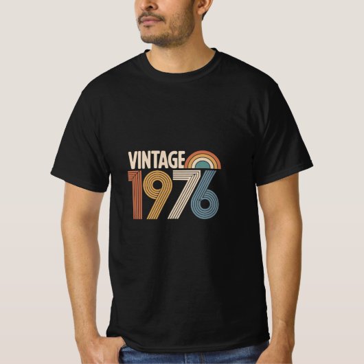 T-shirt Vintage 1976 (Devant)
