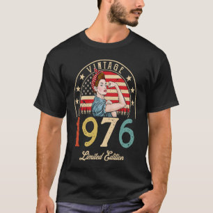 T-shirt Vintage 1976 1976 46e anniversaire 46 ans