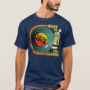T-shirt Vintage 1976 Anniversaire Chemise Im Classique Ann