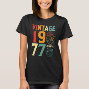 T-shirt Vintage 1977 45 Anniversaire Randonnée de camping