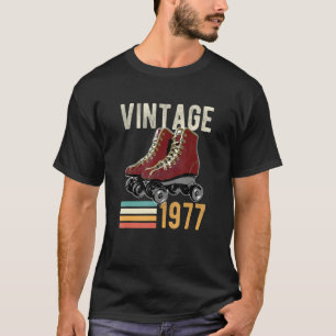 T-shirt Vintage 1977 Roller Skate 45e anniversaire 45 anné