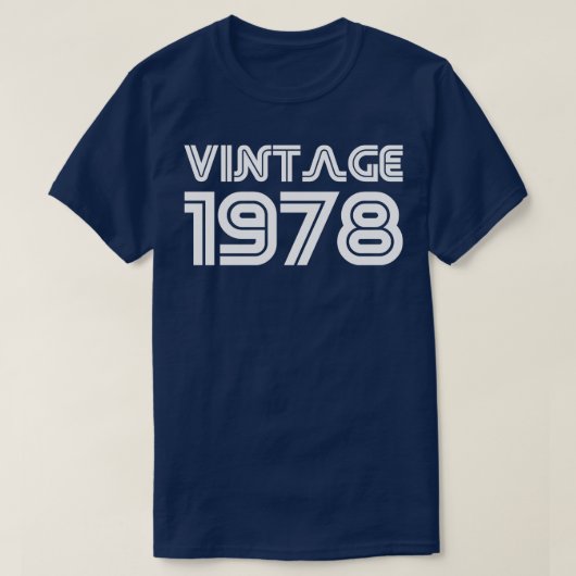 T-shirt Vintage 1978 1 (Design devant)