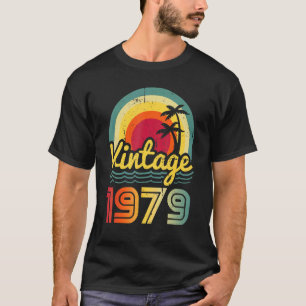 T-shirt Vintage 1979 43 Ans Hommes et Femmes 43ème Birt