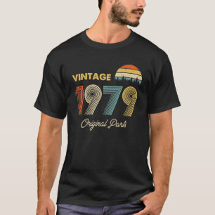 T-shirt Vintage 1979 Fait En 1979 41E Anniversaire 41 Ans