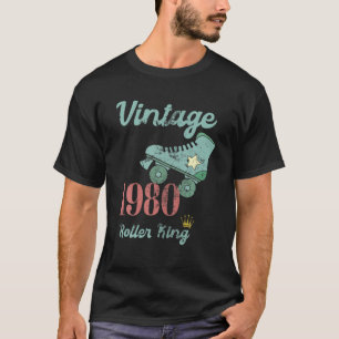 T-shirt Vintage 1980 40e anniversaire Roller King Roller S