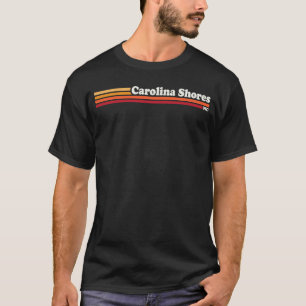 T-shirt Vintage 1980 Style graphique Carolina Shores North