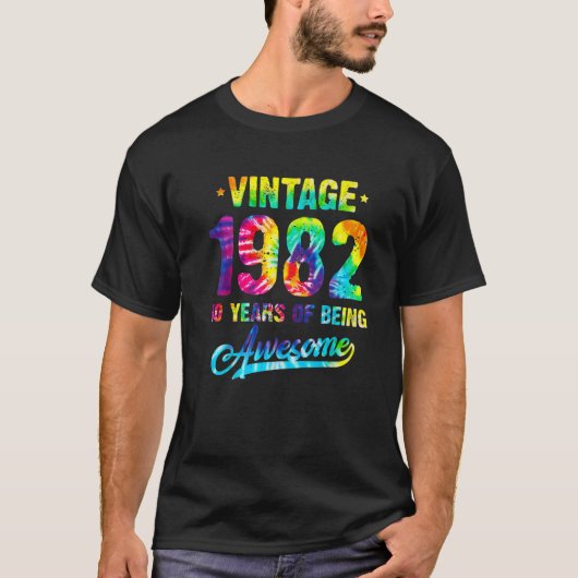 T-shirt Vintage 1982 (Devant)