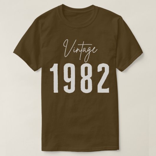 T-shirt Vintage 1982 11 (Design devant)
