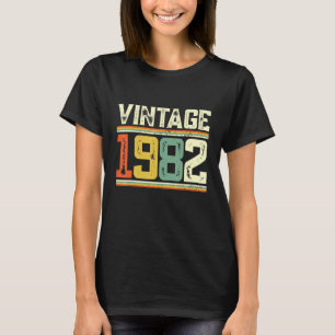 T-shirt Vintage 1982 39e anniversaire Hommes Femmes 39 ans