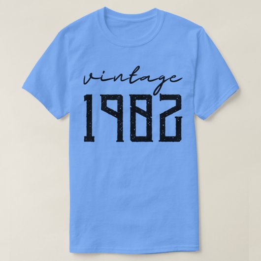 T-shirt Vintage 1982 9 (Design devant)