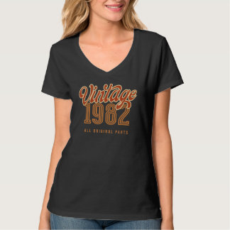 T-shirt Vintage 1982 Toutes Les Pièces Originales Pour Hom