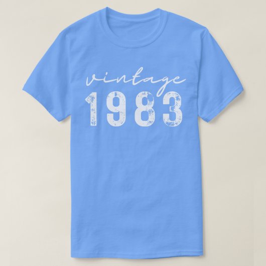 T-shirt Vintage 1983 19 (Design devant)