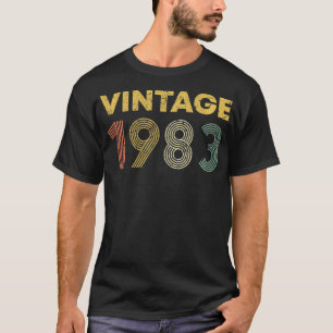 T-shirt Vintage 1983 39e anniversaire Cadeau Hommes Femmes