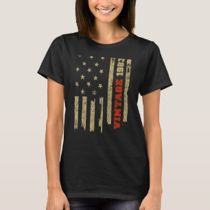 T-shirt Vintage 1983 Ancien drapeau américain de gloire 40