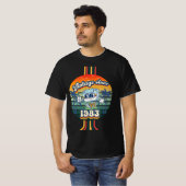 T-shirt Vintage 1983 Retro Throwback 42e anniversaire (Devant entier)