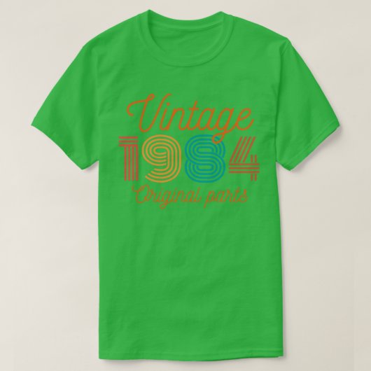 T-shirt Vintage 1984 20 (Design devant)