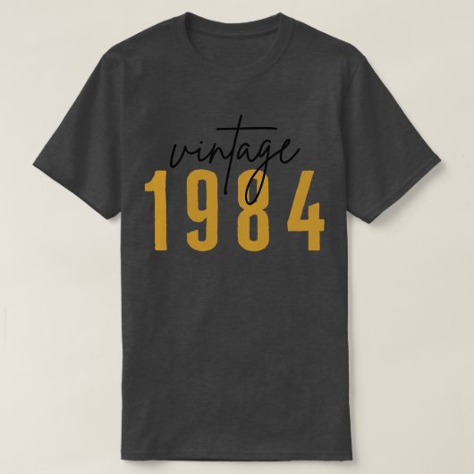 T-shirt Vintage 1984 25 (Design devant)