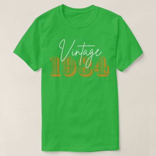 T-shirt Vintage 1984 7 (Design devant)