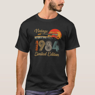 T-shirt Vintage 1984 T S Pour Hommes Femmes Guitare Lover 